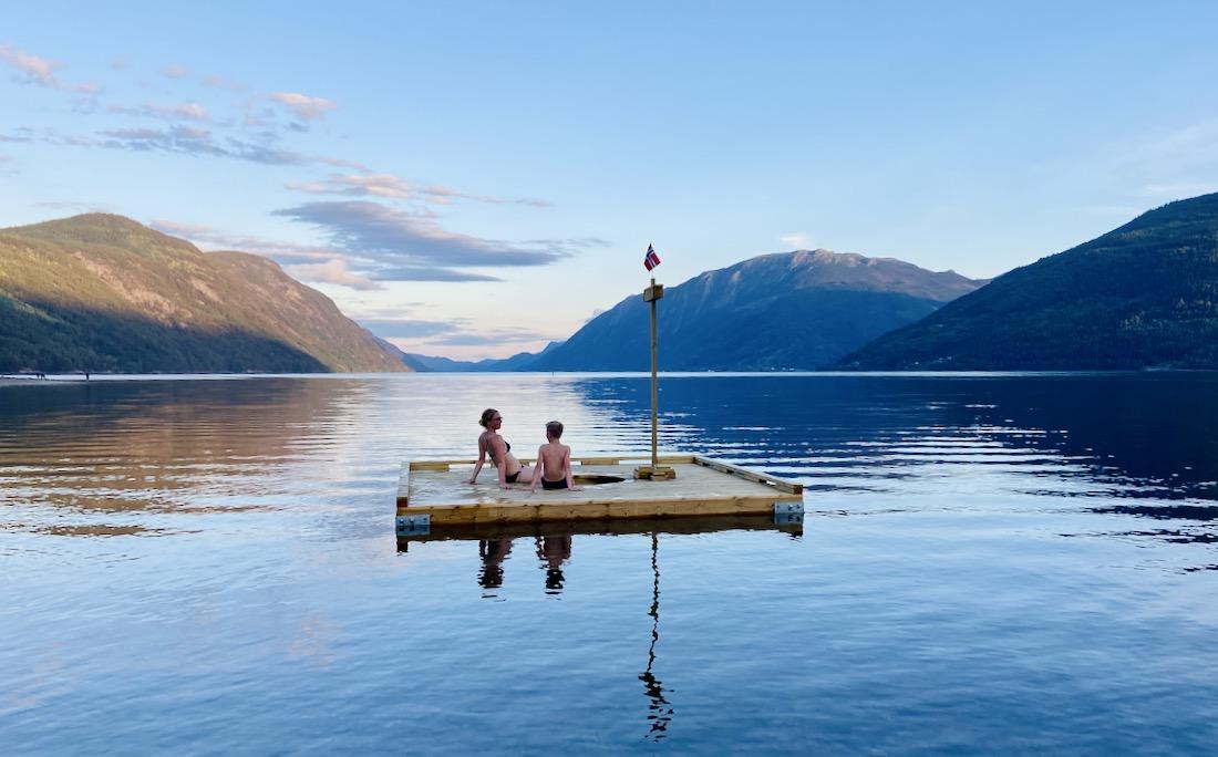 Auf dem Tinnsja See in Norwegen