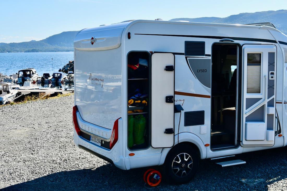 Der Burstner Lyseo 594 beladen