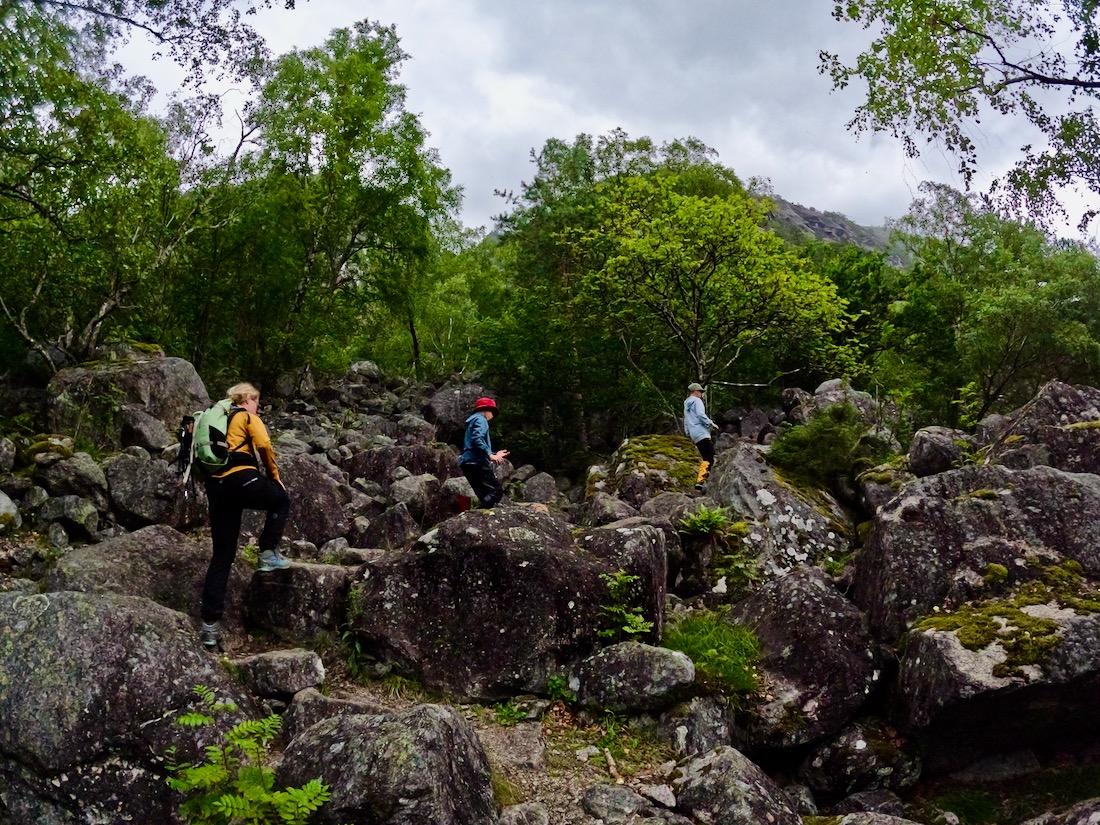 Der Wanderweg zum Kjeasen
