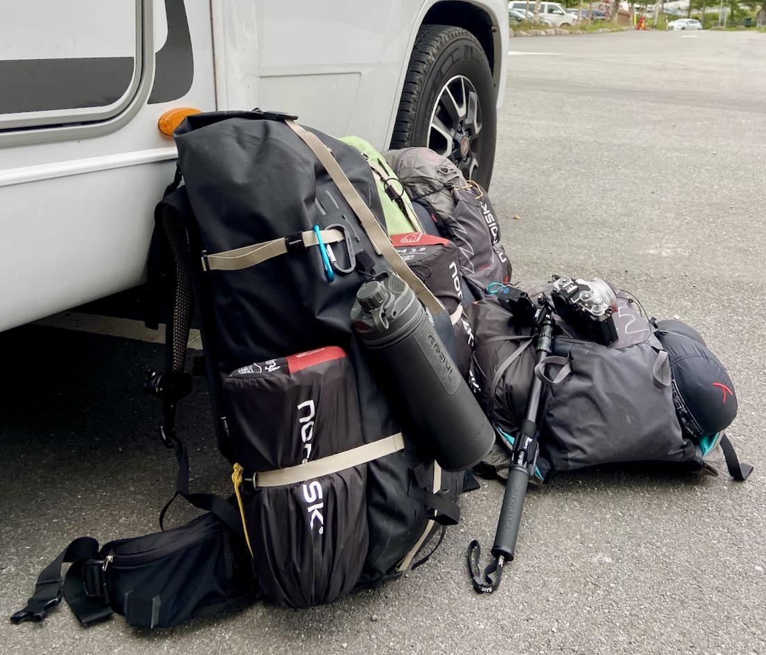 Die Ausrüstung für die Preikestolen Wanderung