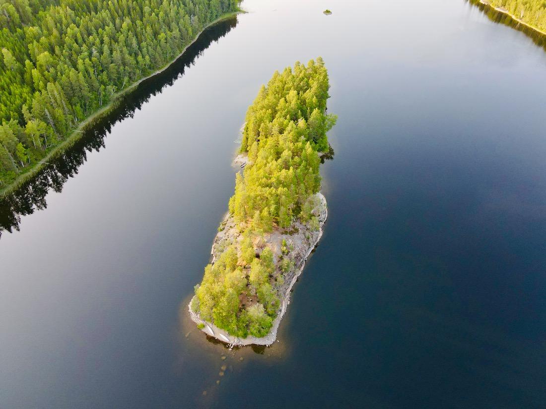 Ein kleine Insel im Värmland