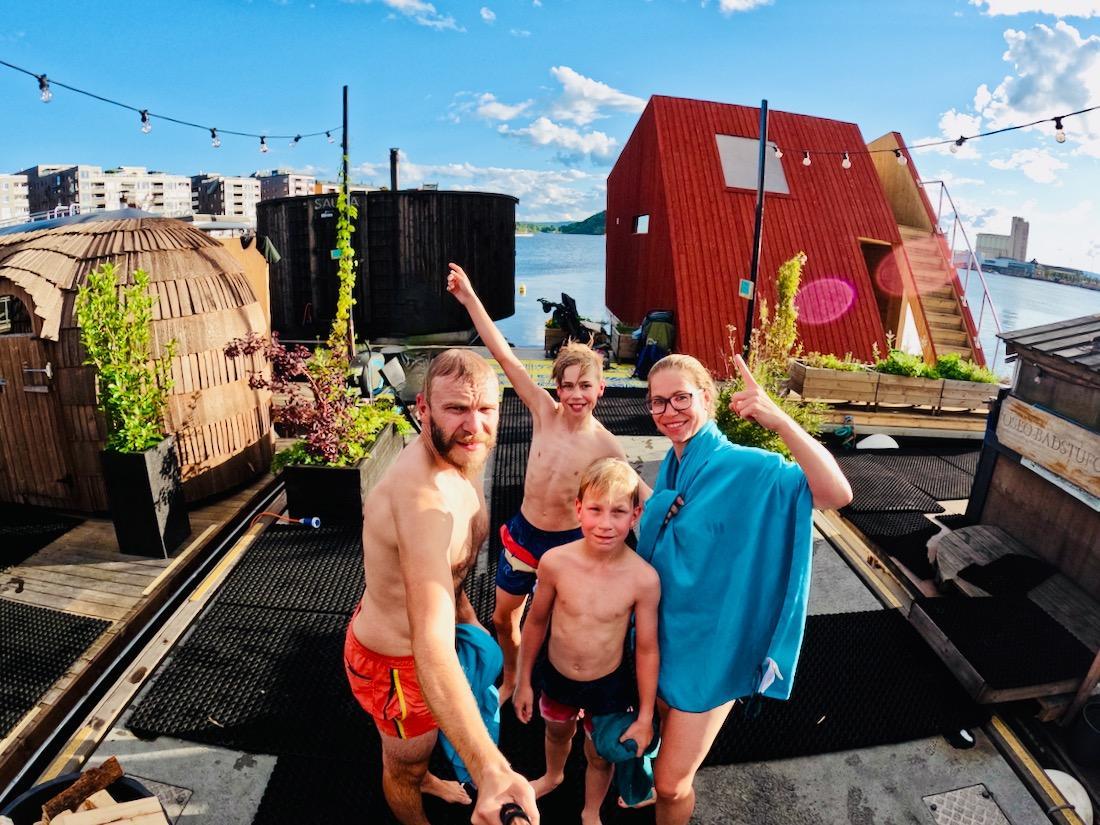 Fravley in der Fjord Sauna Oslo