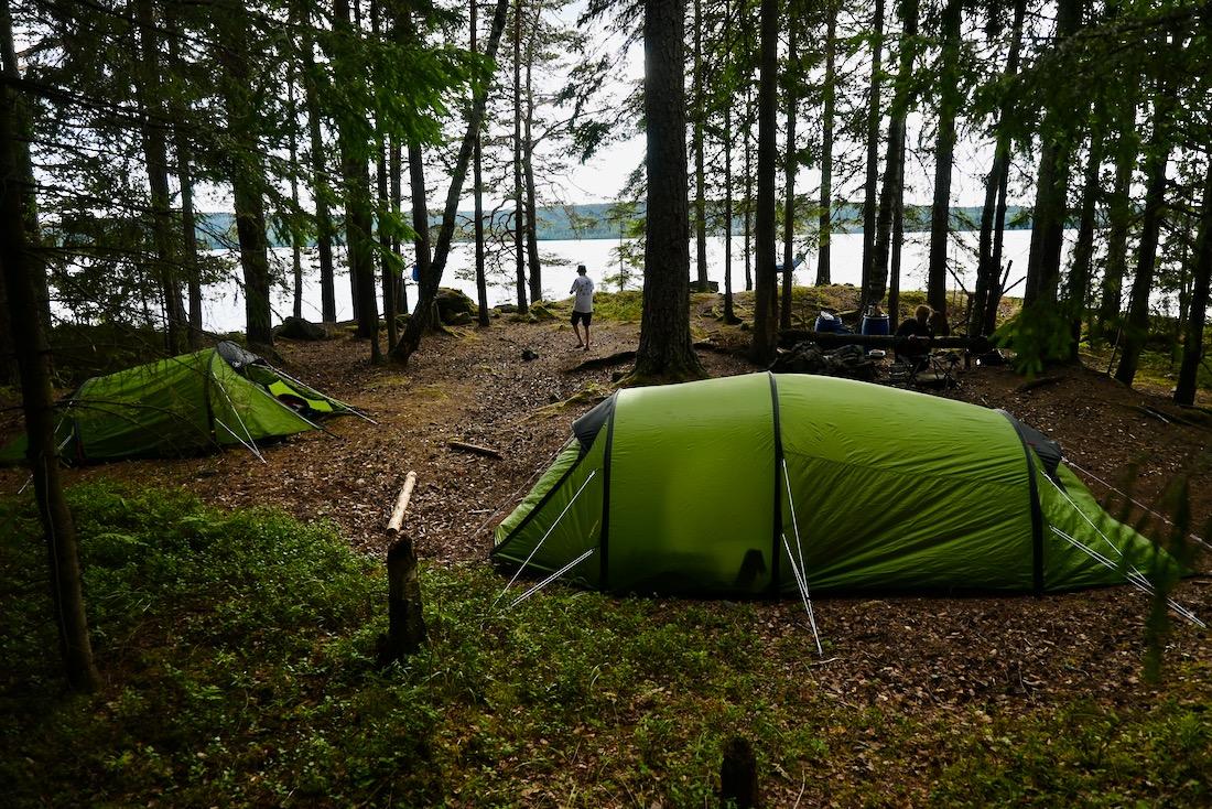 Unser Camp mit den Rejka Zelten