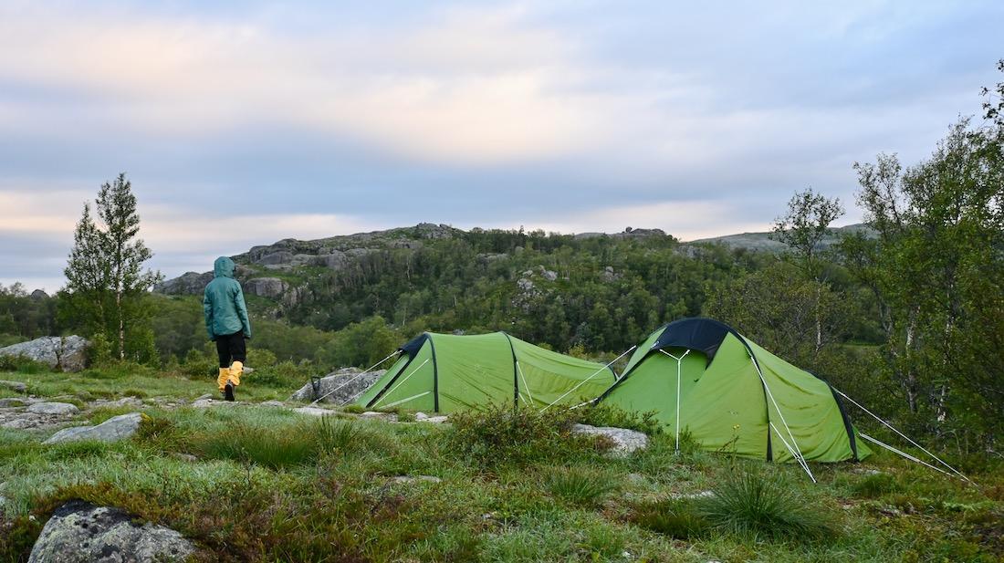 Unsere Zelte am Preikestolen