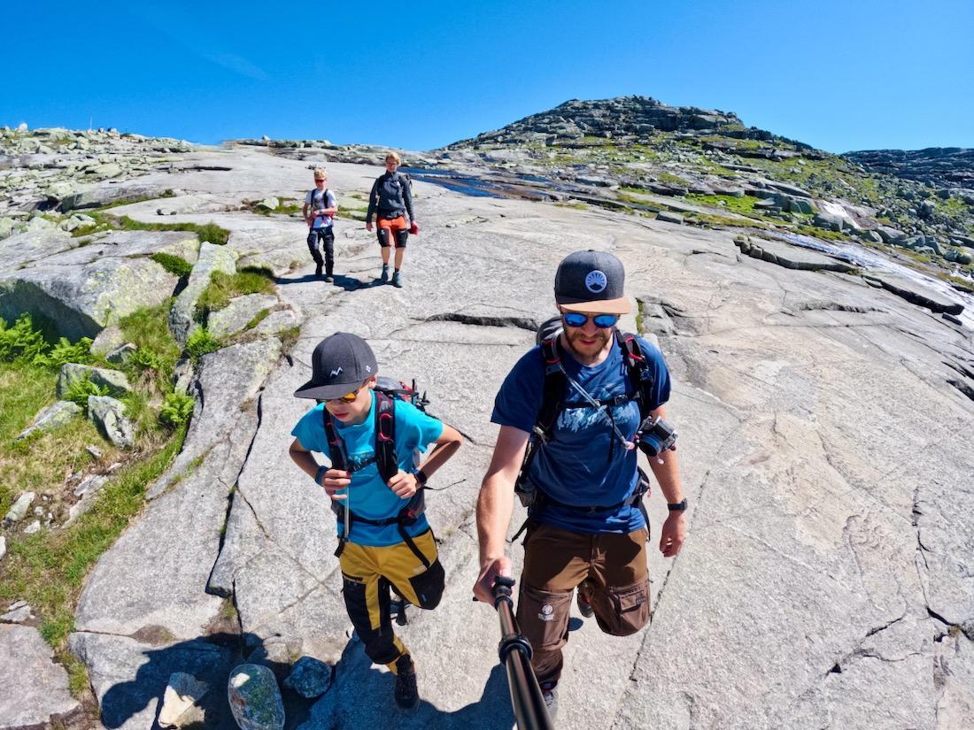 Wanderweg zur Trolltunga in Norwegen