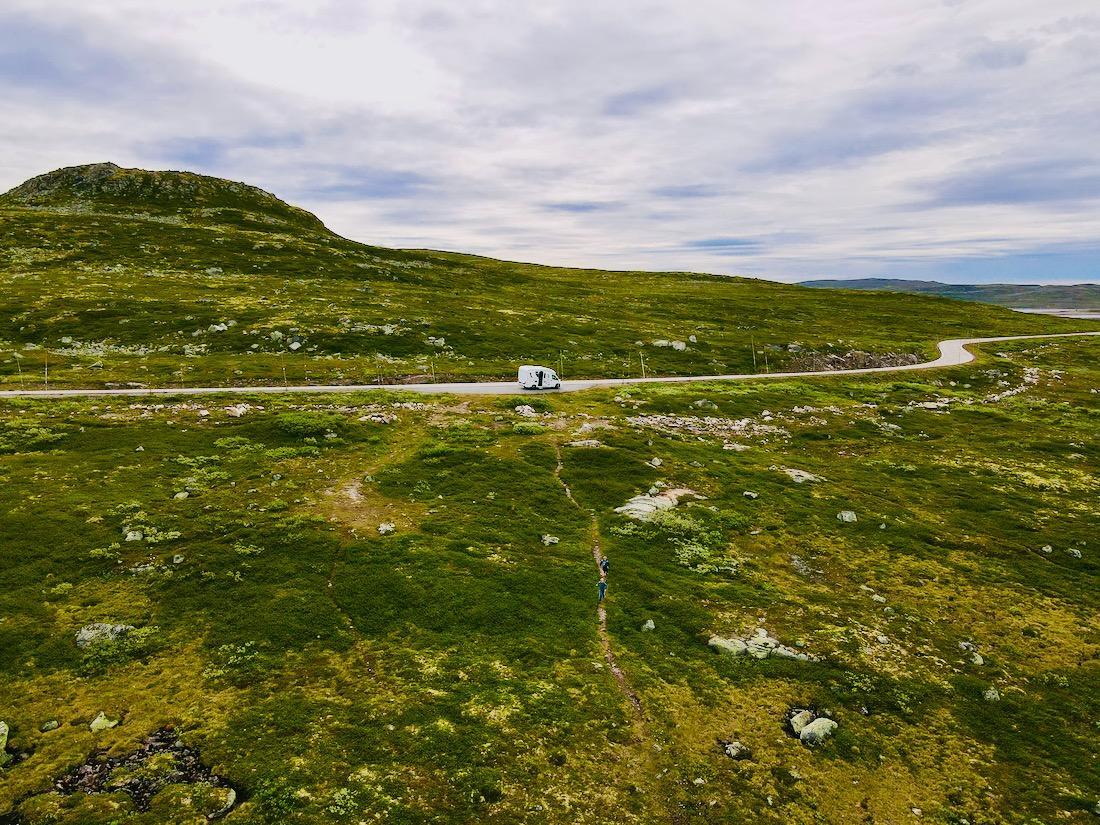 Wir stehen in Norwegen im Hallingskarvet