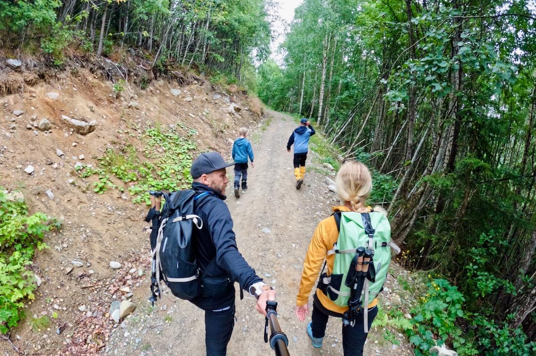Wir wandern in Rjukanen