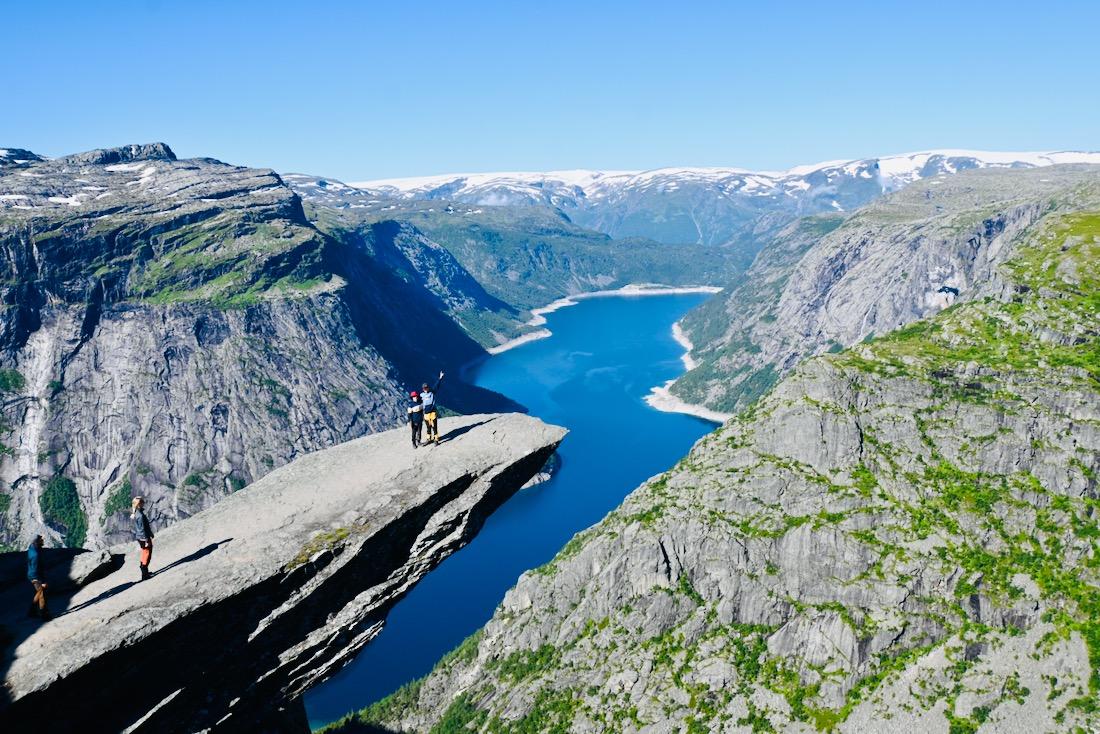 Ben und Flo auf der Trolltunga