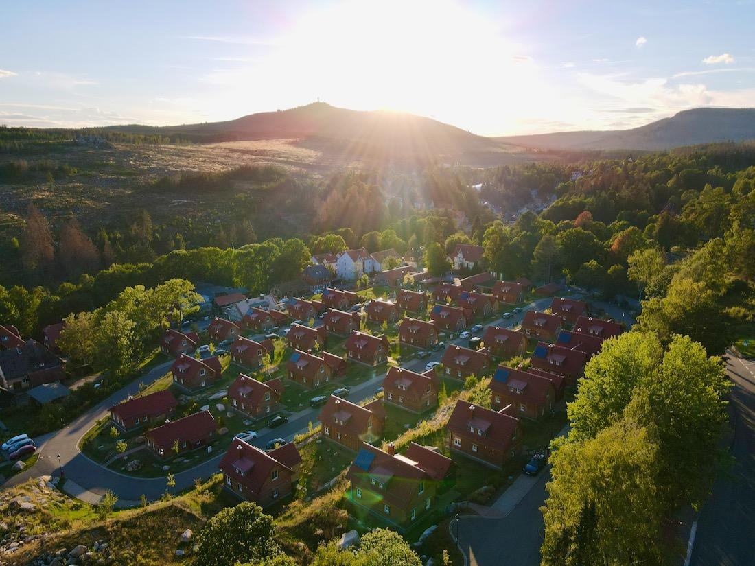 Das Schierke Harzresort aus der Luft