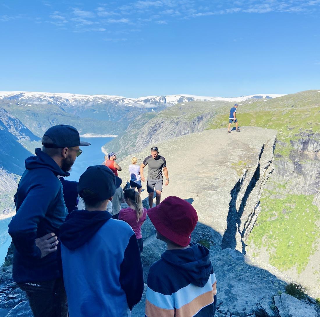 Der Letzte Schritt auf die Trolltunga
