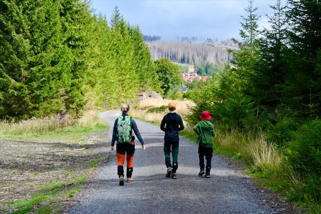Melanie Flo und Ben wandern