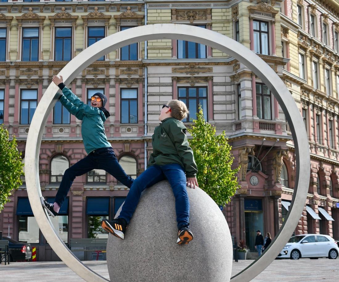 Flo und Ben haben Spass in Helsinki