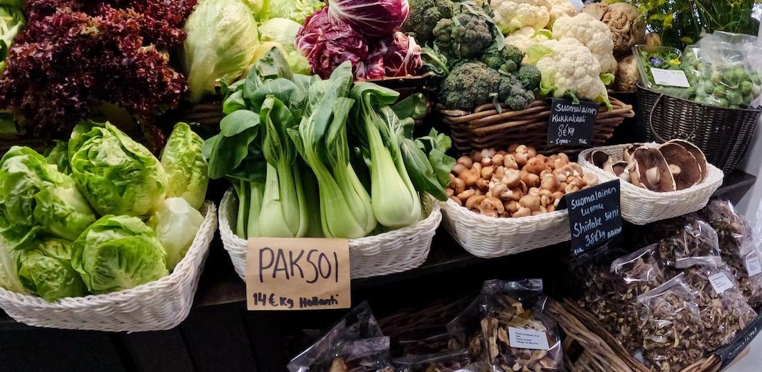 Gemüse auf dem Markt