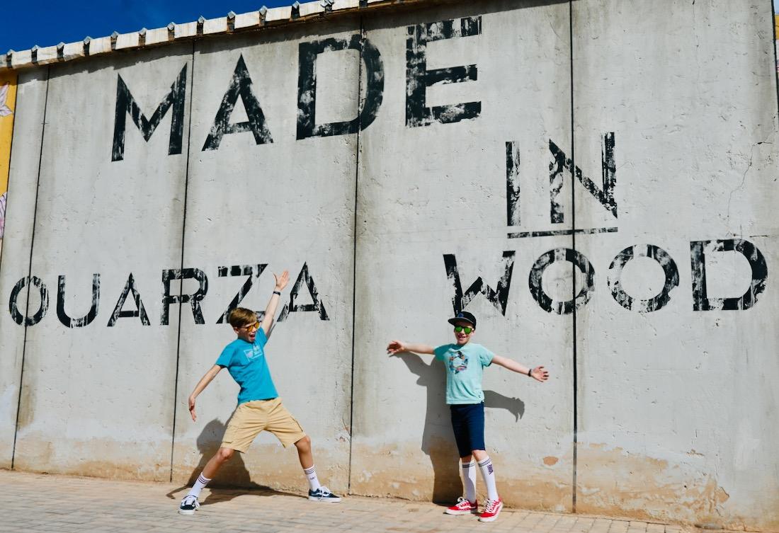 Atlas Studios - Flo und Ben in Quarzawood in Marokko