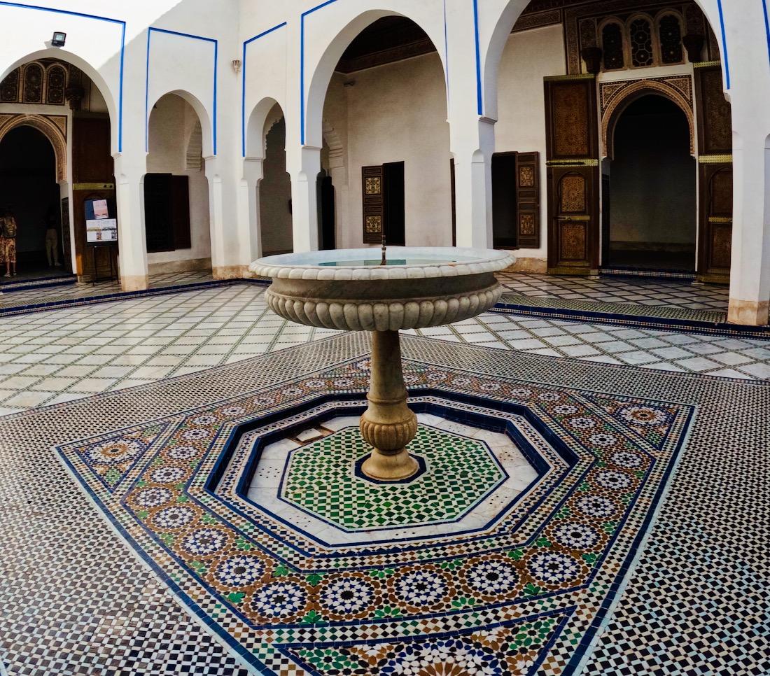 Der Bahia Palast in Marrakesch