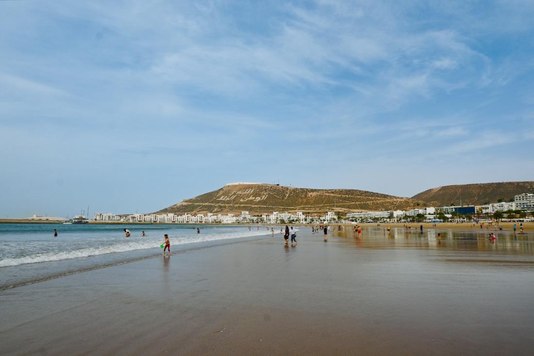 Der Strand von Agadir