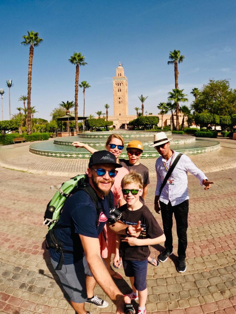 Fravely mit Rachid in Marrakesch