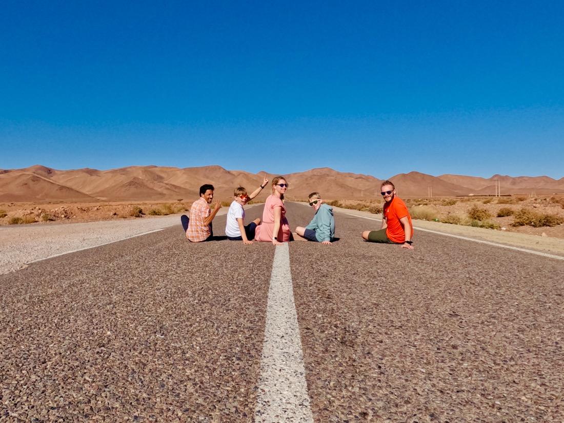 Fravely und Khalid auf der Strasse