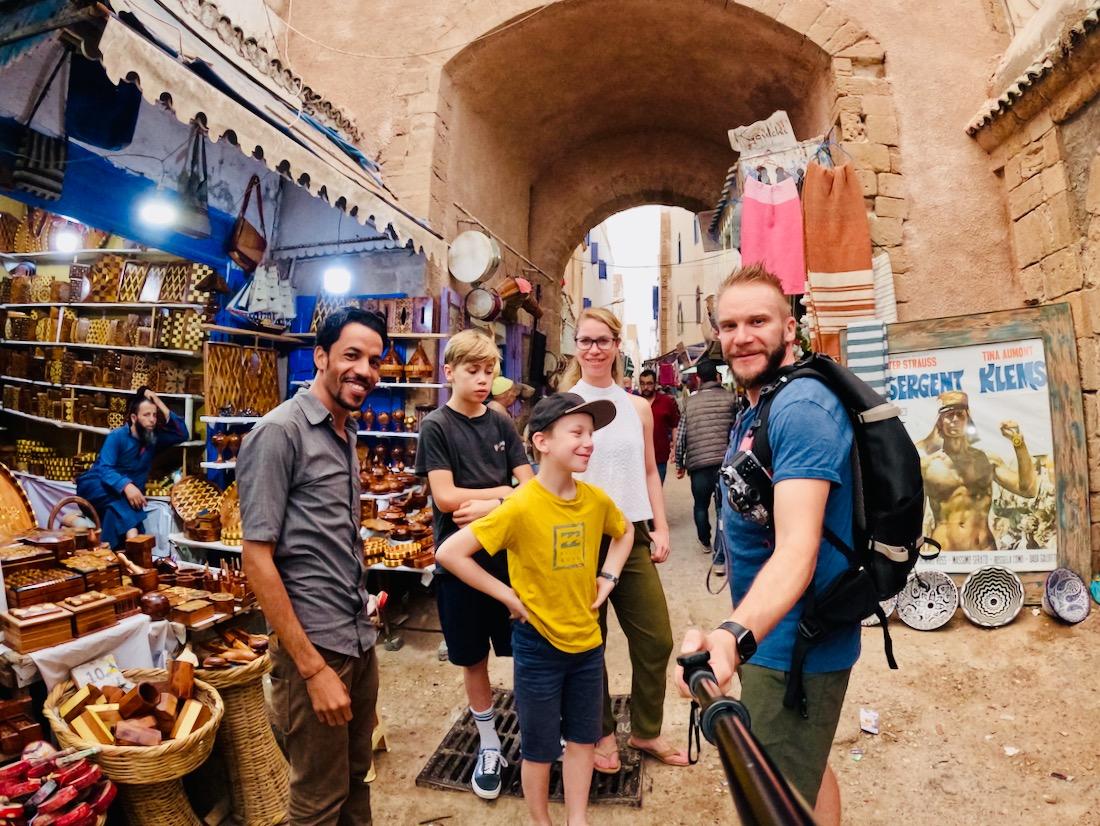 Fravely und Khalid in Essaouira