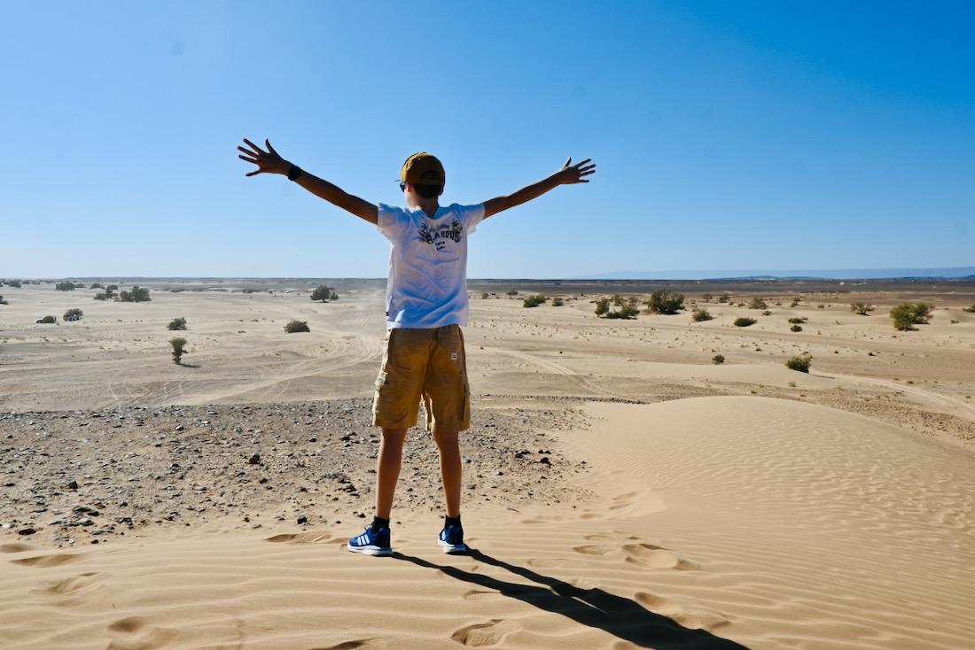 Flo ist beeindruckt von der Weite