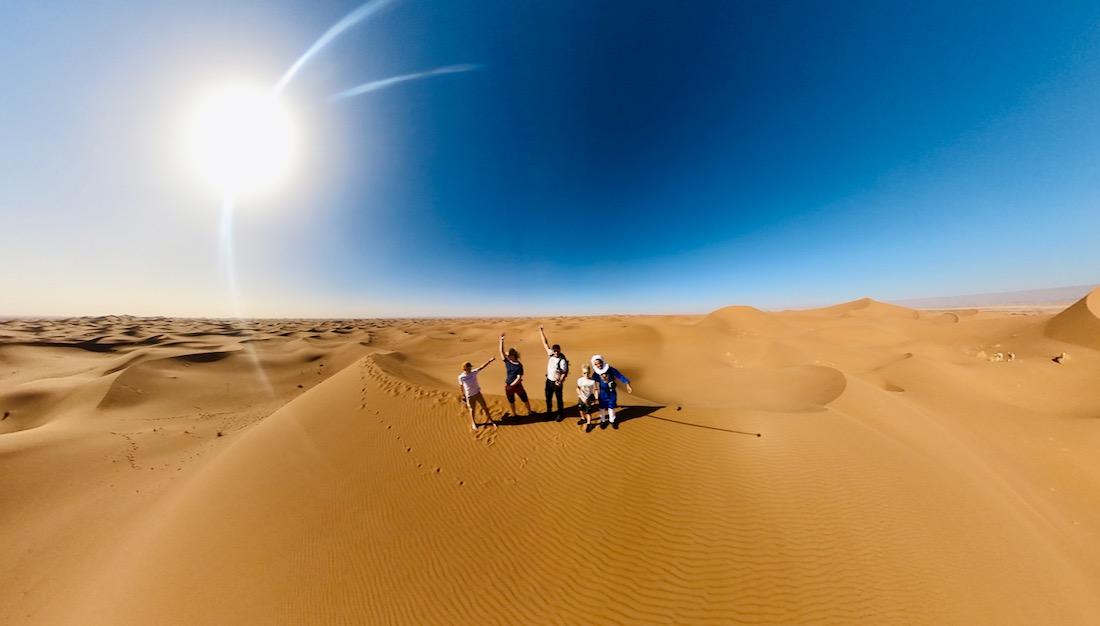 Fravely in der Sahara