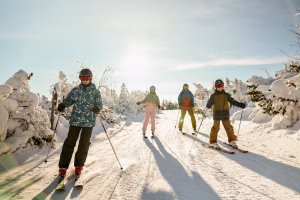 Oberwiesenthal Eröffnung der Ski Saison im Winter
