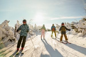Oberwiesenthal Eröffnung der Ski Saison im Winter