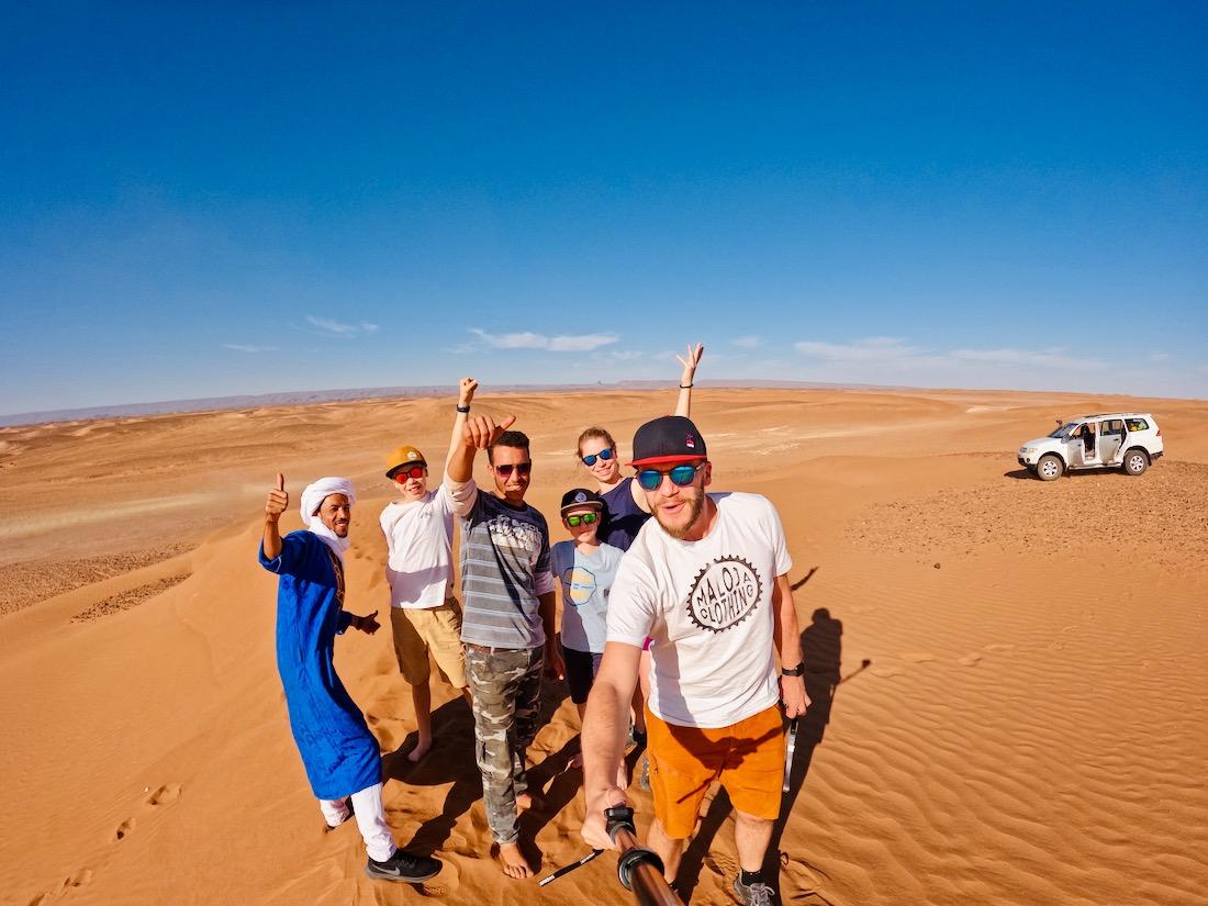 Wir sind in der Sahara angekommen