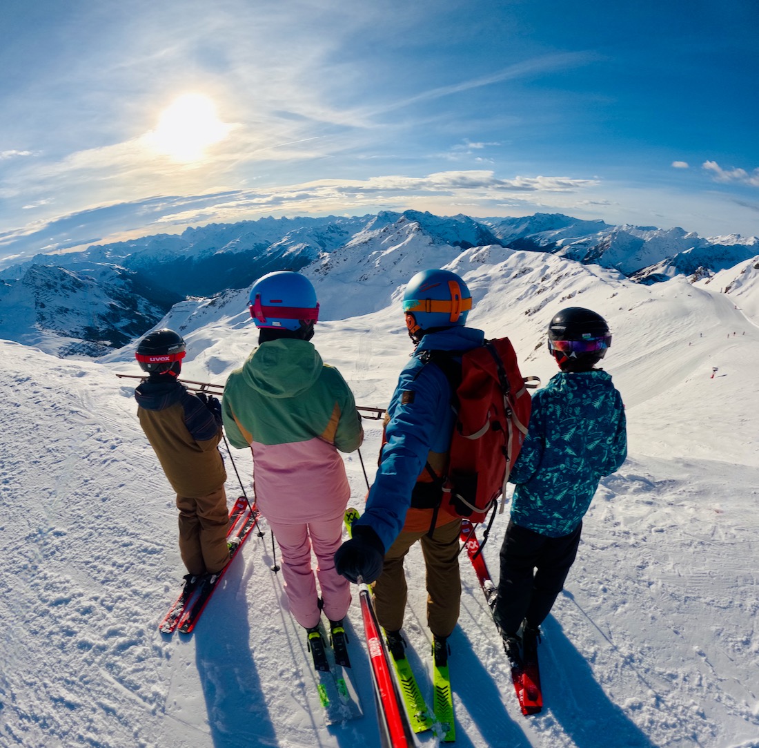 Blick über die Berge vom Silvretta Hochjoch