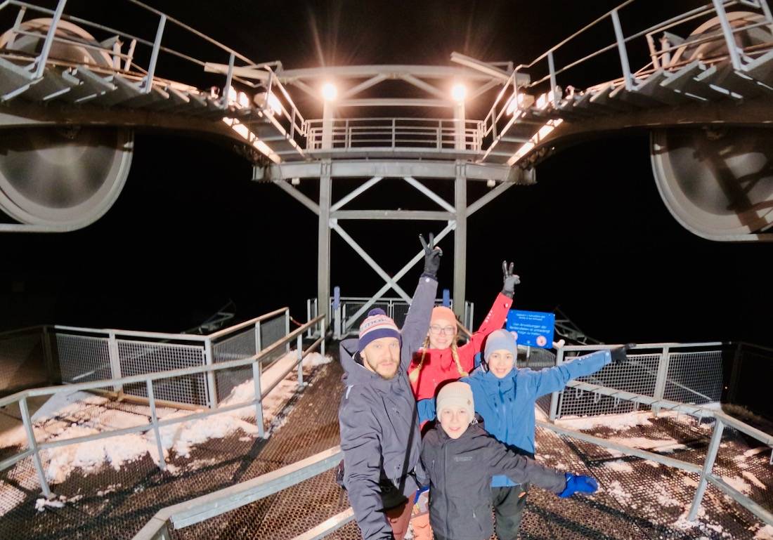 Fravely auf dem Weg zum Bergerlebnisabend