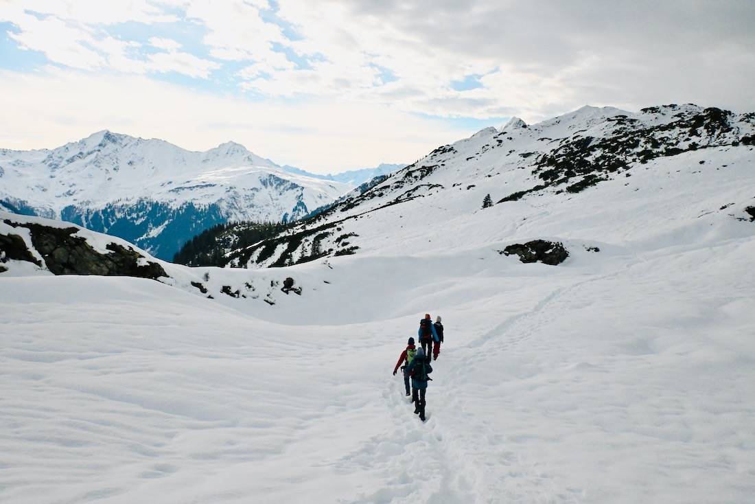 Wir wandern zum Muttjöchle auf 2074 Meter Höhe