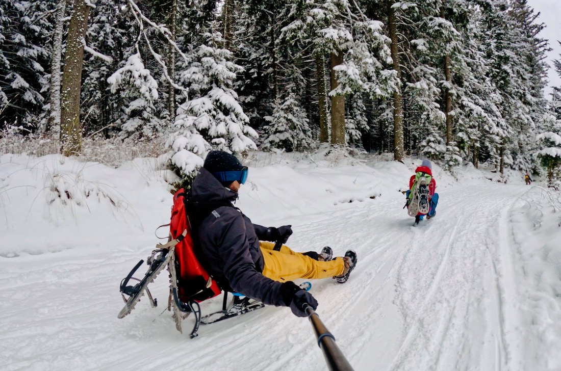 Auf Jooner Bergab in der Hochsteiermark