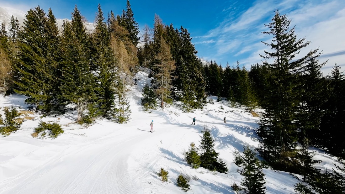 Fravely im Skigebiet Brunnalm Hohe Veitsch in der Hochsteiermark