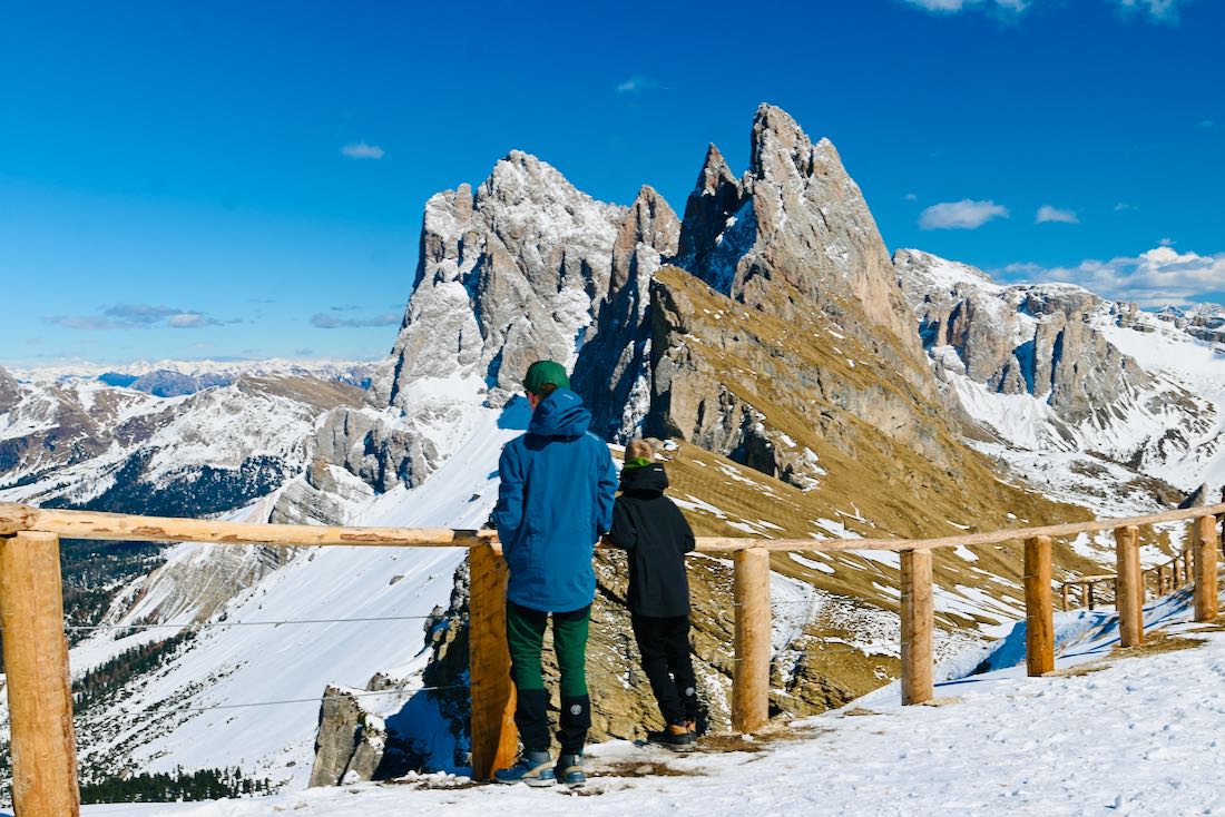 Ein wunderbarer Blick in den Dolomiten