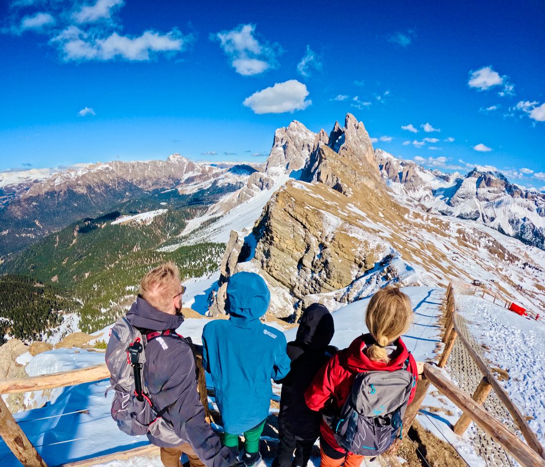 Fravely auf der Seceda im Frühling
