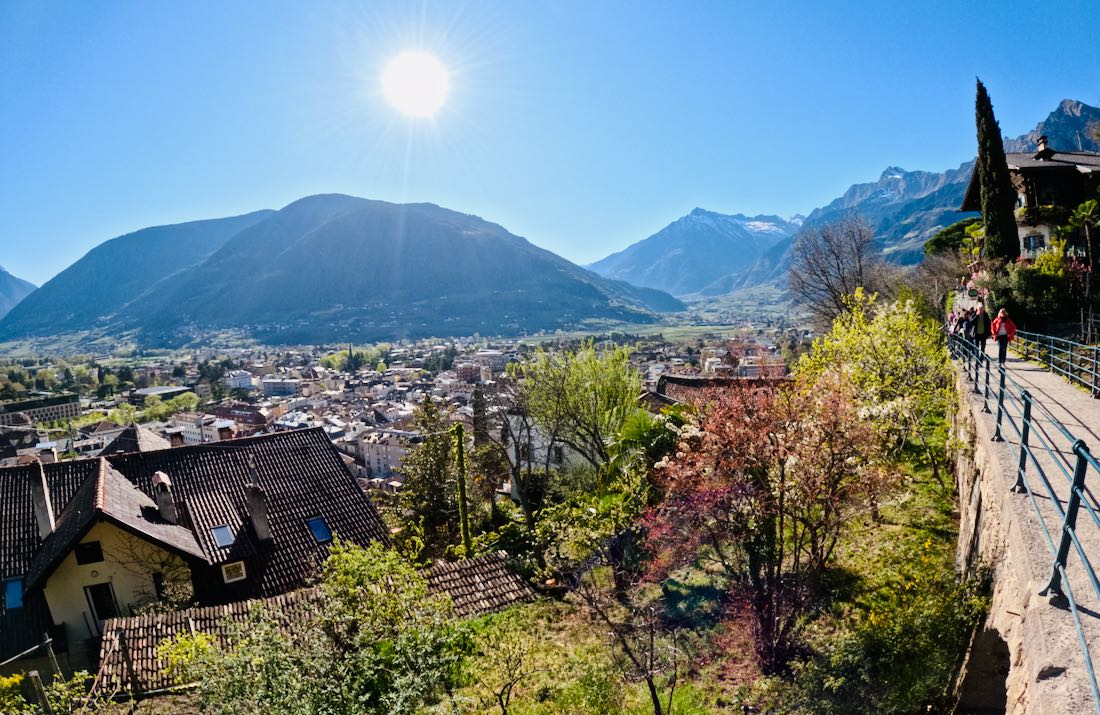 Meran von oben