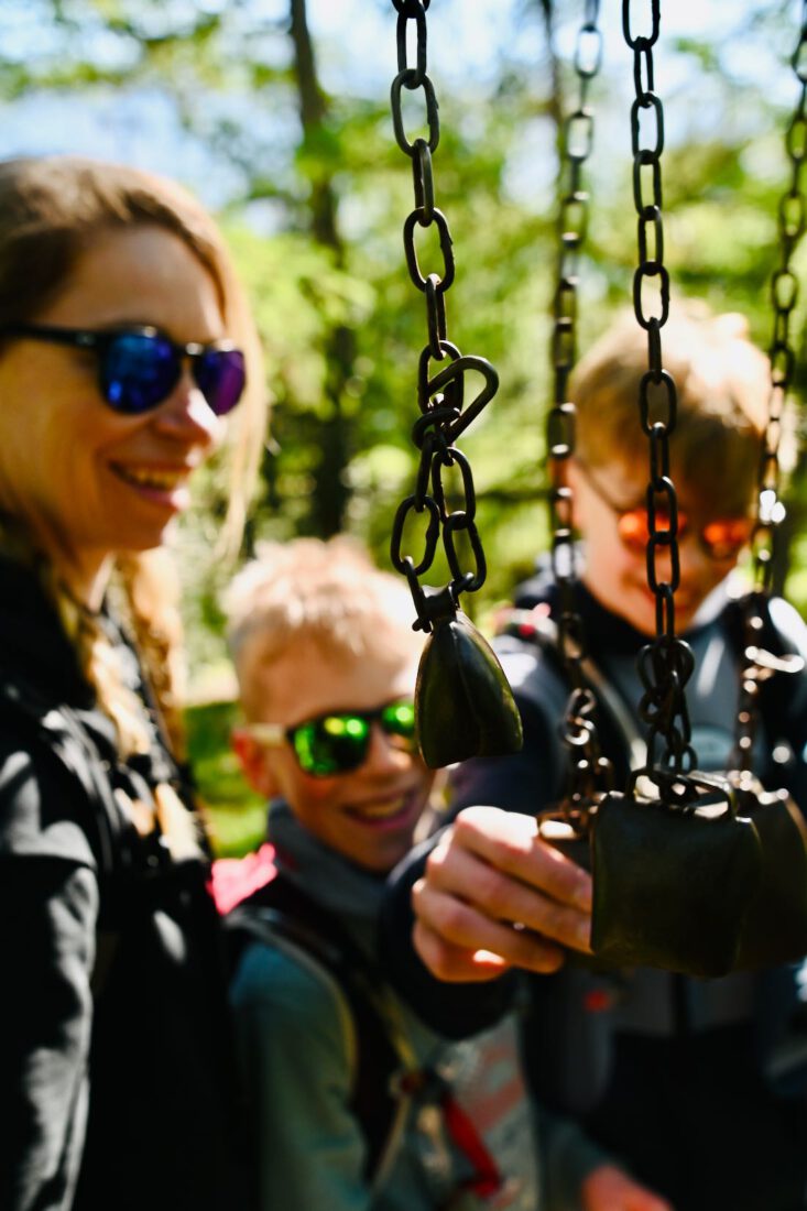 Windspiele auf dem Kränzelhof in Südtirol