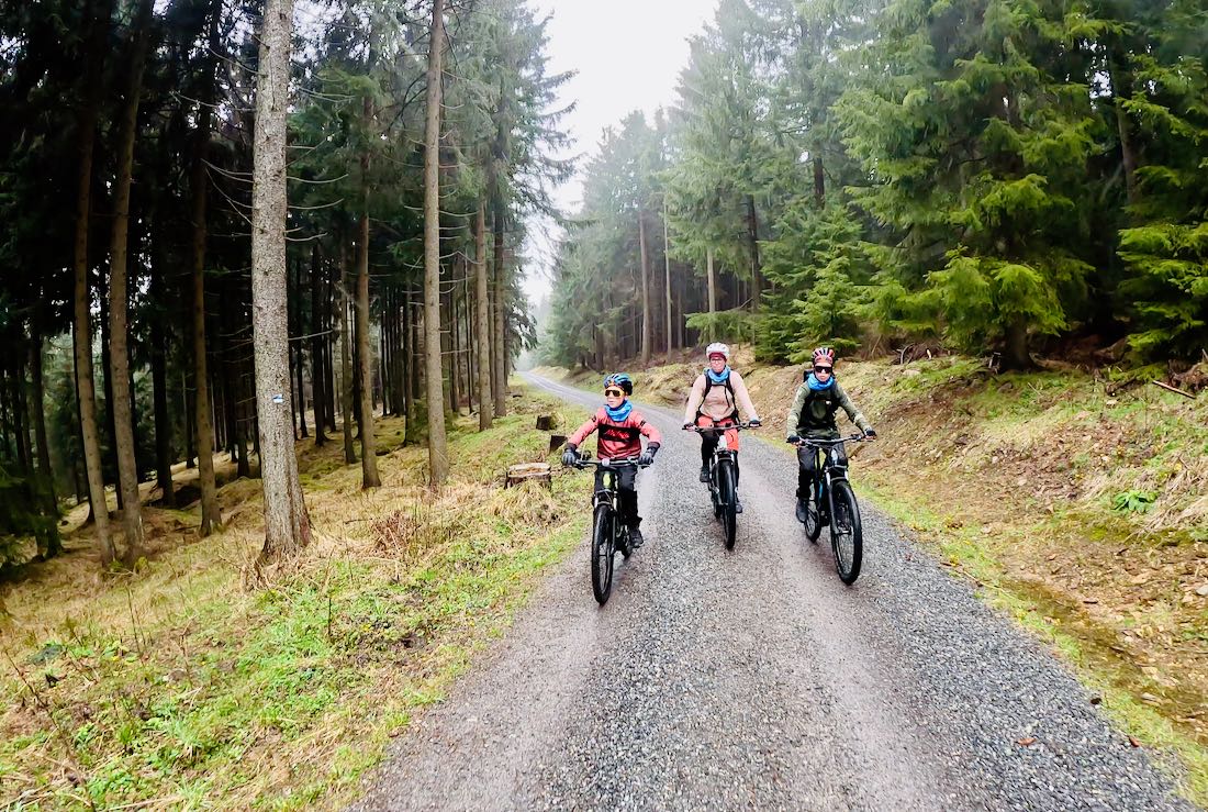 Auf dem Stoneman Miriquidi im Regen