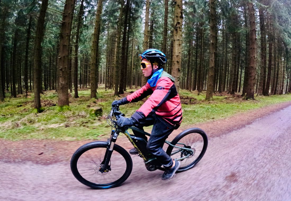 Ben im Regen auf dem Stoneman