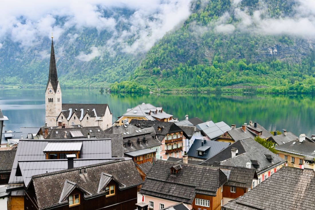 Blick über Hallstatt