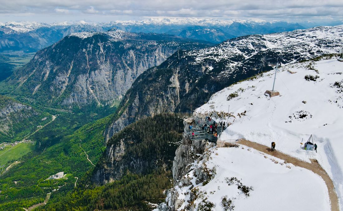 Die 5 fingers über Hallstatt