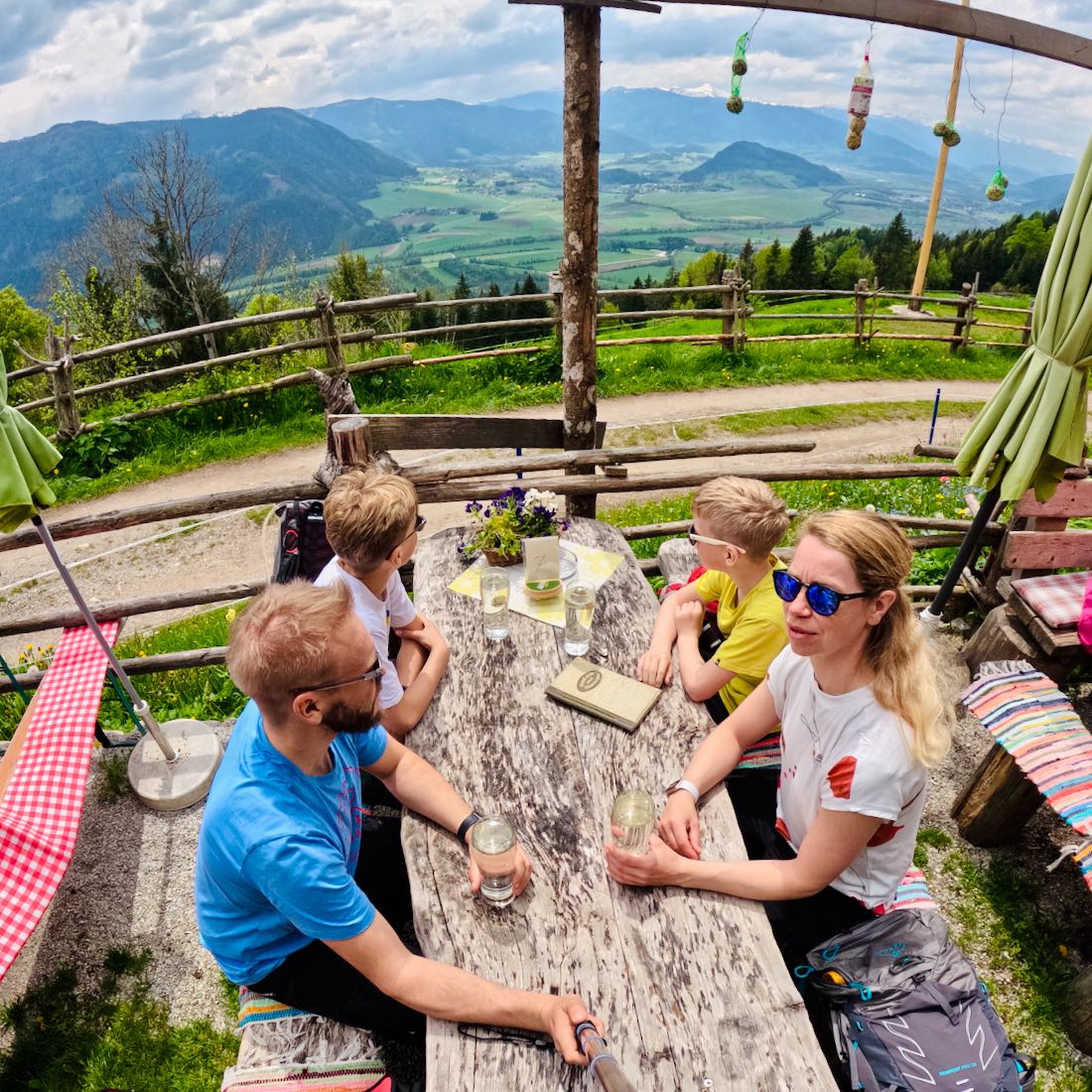 Fravely auf der Oberkogelalm