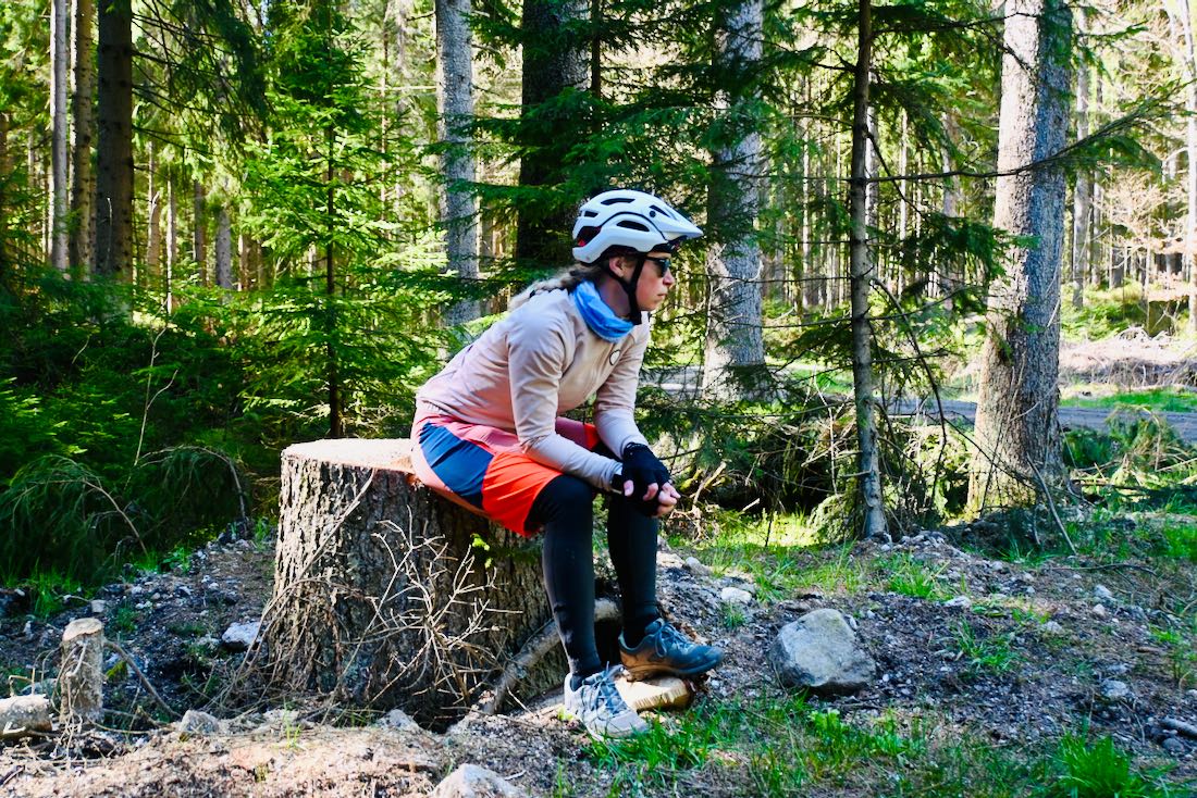 Melanie ist geschafft