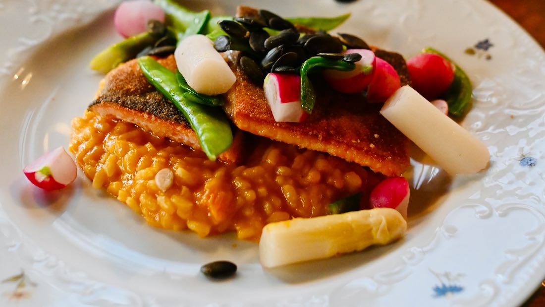 Risotto mit Seibling im Zloam Wirt