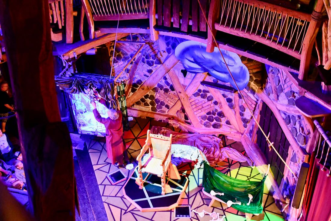 Bühne im Krönum auf der Kulturinsel Einsiedel