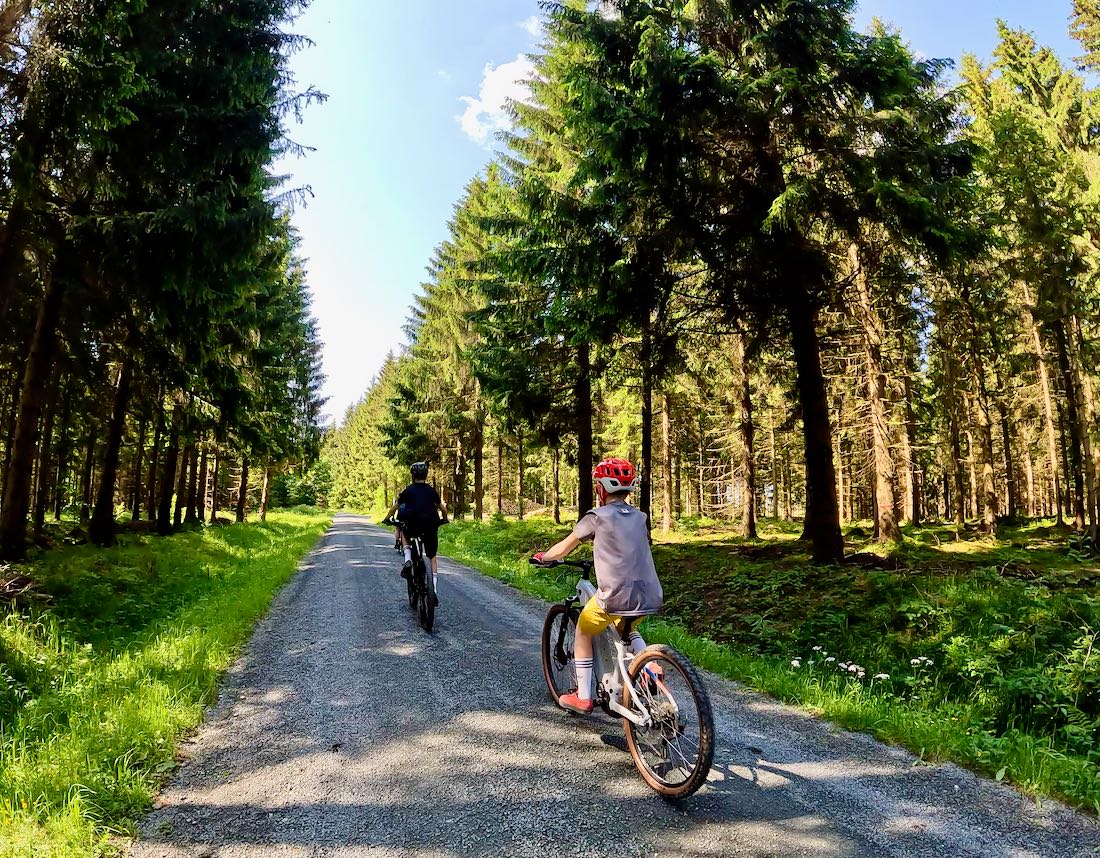 Flo und Ben auf dem Weg durch das Vogtland