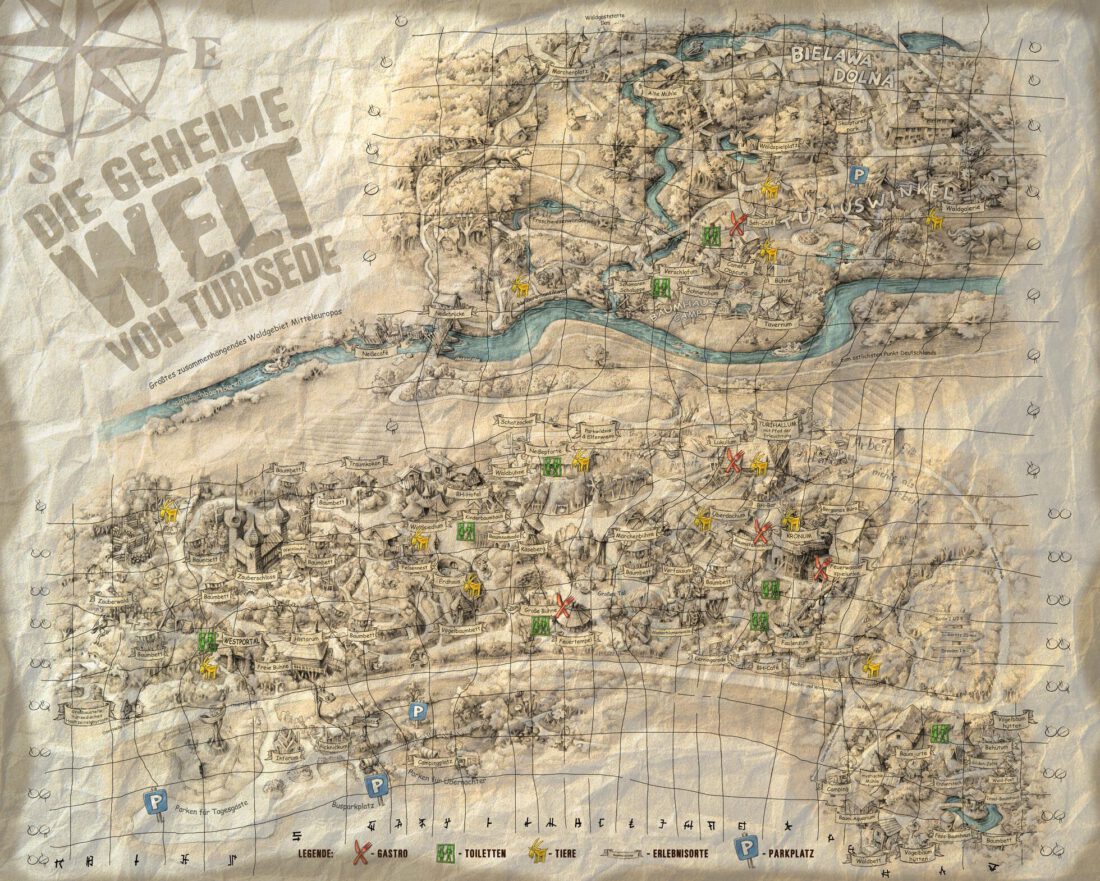 Plan Kulturinsel Einsiedel Turisede