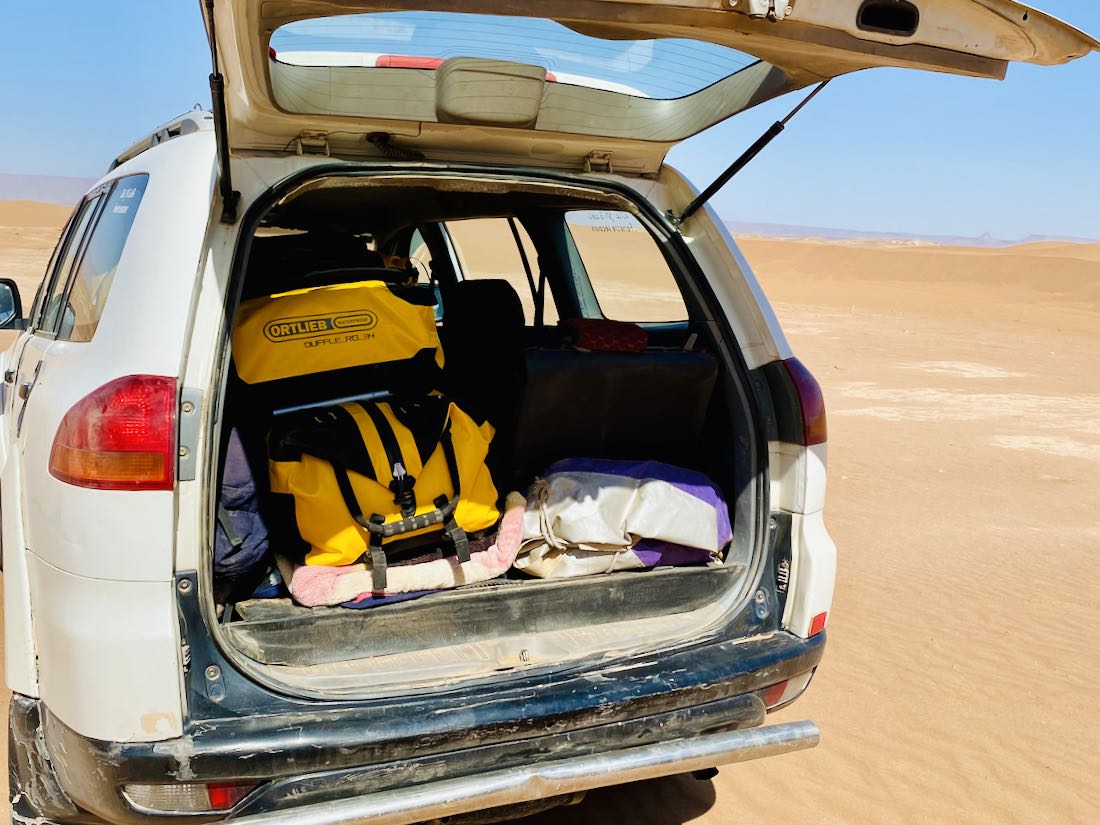 Die Ortlieb Duffle RG 34 in der Sahara