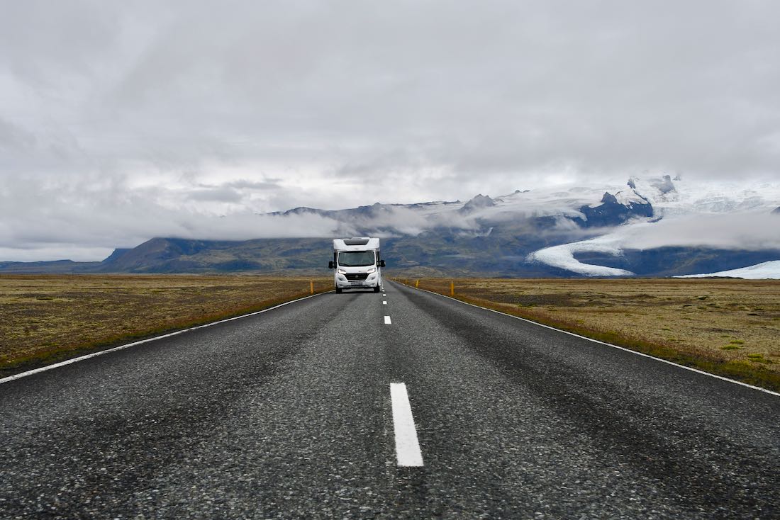 Camper auf der Ring Road