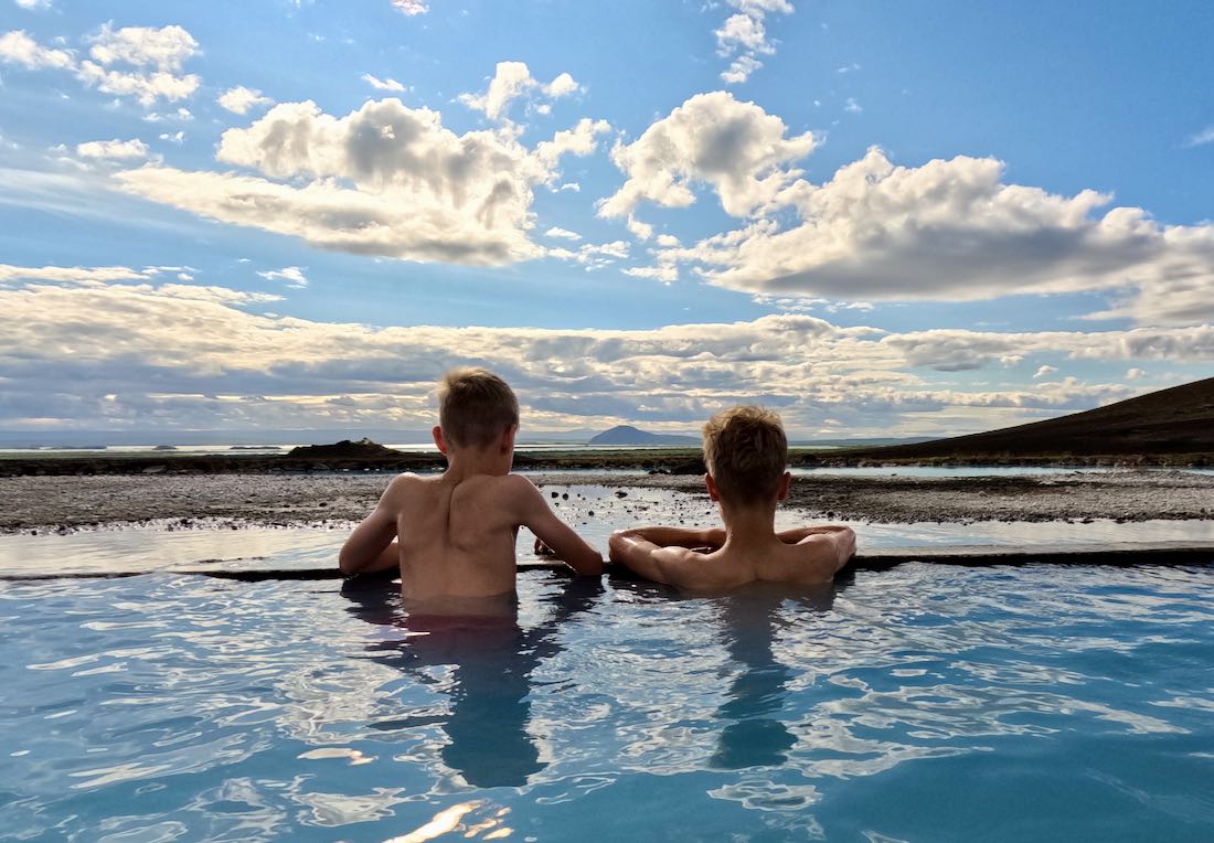 Das Thermalbad am Myvatn in Island
